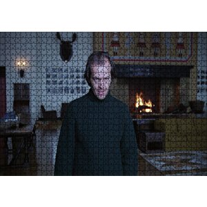 The Shining Jack Nicholson Artwork Puzzle Yapboz Mdf Ahşap 1000 Parça