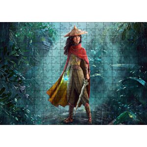 Raya Ve Son Ejderha Puzzle Yapboz Mdf Ahşap 255 Parça