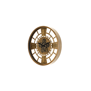 Çarklı Saat Çap60 7 Altın Eskitme-Altın Eski̇tme