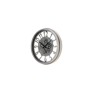 Çarklı Saat Çap55 3 Gümüş Eski̇tme-Gümüş Eski̇tme