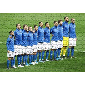 Euro 2021 Kupa Şampiyonu İtalya Puzzle Yapboz Mdf Ahşap 255 Parça
