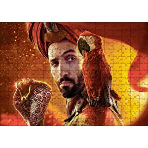 Aladdin Papağanı Ve Asası Puzzle Yapboz Mdf Ahşap 255 Parça