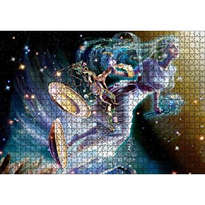 Perisi Terazi Burcu Görseli Puzzle Yapboz Mdf Ahşap 1000 Parça