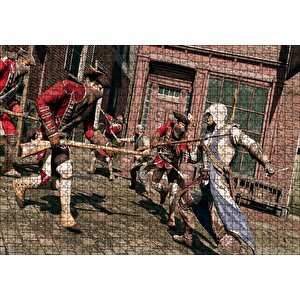 Süngüleriyle Savaşan Askerler Puzzle Yapboz Mdf Ahşap 1000 Parça
