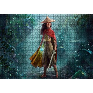Raya Ve Son Ejderha Puzzle Yapboz Mdf Ahşap 1000 Parça
