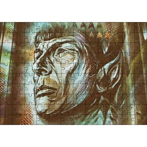 Mr Spock Duvar Boyama Puzzle Yapboz Mdf Ahşap 120 Parça