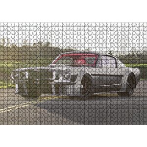 Ford Mustang Fastback Alternatif Görseli Puzzle Yapboz Mdf Ahşap 1000 Parça