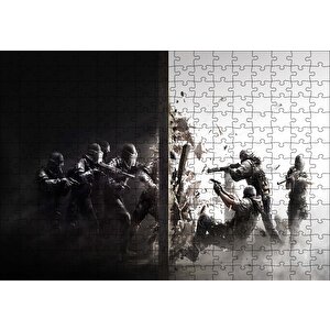 Rainbow Six Siege Tom Clancy Çatışma Puzzle Yapboz Mdf Ahşap 255 Parça