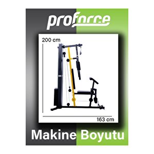 Emh07- Tek Kişilik Çok Fonksiyonlu Ayarlanabilir Ağırlık Çalışma İstasyonu