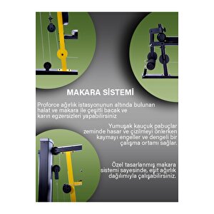 Emh07- Tek Kişilik Çok Fonksiyonlu Ayarlanabilir Ağırlık Çalışma İstasyonu
