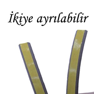 10x2=20 Metre Kapı Pencere Bandı Kahverengi Fitili Yapışkanlı Soğuk Izolasyon Bant