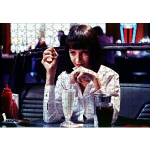 Pulp Fiction Ucuz Roman 1994 Film Puzzle Yapboz Mdf Ahşap 255 Parça