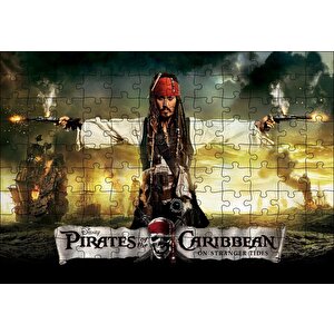 Cakapuzzle  Karayip Korsanları Jack Sparrow Film Puzzle Yapboz Mdf Ahşap