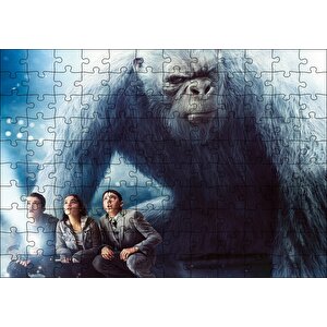 Goosebumps Film Afişi Puzzle Yapboz Mdf Ahşap 120 Parça