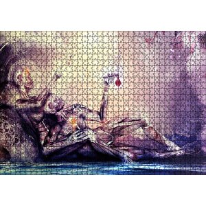 Anatomi Fantezi Sanat Görseli Puzzle Yapboz Mdf Ahşap 1000 Parça