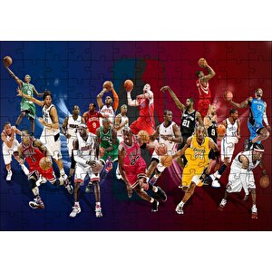 Oyuncuları Çeşitli Takımlar Puzzle Yapboz Mdf Ahşap 120 Parça