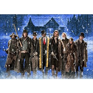 Nefret Sekizlisi Tüm Kahramanlar Puzzle Yapboz Mdf Ahşap 255 Parça
