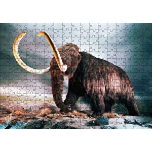 Dev Dişleriyle Mamut Puzzle Yapboz Mdf Ahşap 255 Parça