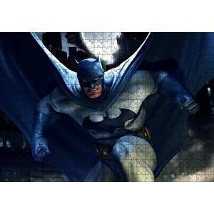 Batman Animasyon Görseli Puzzle Yapboz Mdf Ahşap 500 Parça