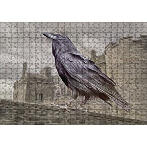 Kuzgunların Kralı Görseli Puzzle Yapboz Mdf Ahşap 500 Parça