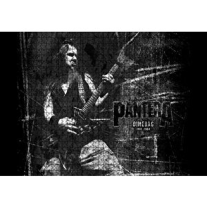 Pantera Dimebag Darrell Gitar Çalıyor Puzzle Yapboz Mdf Ahşap 1000 Parça