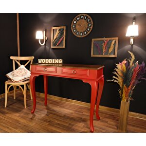 Wooding 120 Cm Çekmeceli Masif Kırmızı Ceviz Dresuar
