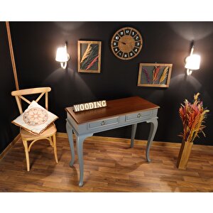 Wooding 100 Cm Çekmeceli Masif Gri Ceviz Dresuar