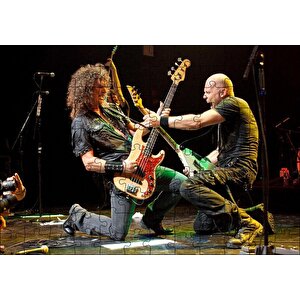 Accept Rock Müzik Grubu Puzzle Yapboz Mdf Ahşap 120 Parça