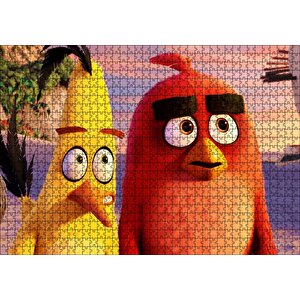 Angry Birds Filmi 2016 Görsel Puzzle Yapboz Mdf Ahşap 1000 Parça