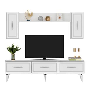 Vanessa Tv Üni̇tesi̇ Takimi Beyaz-gümüş