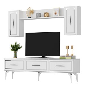 Vanessa Tv Üni̇tesi̇ Takimi Beyaz-gümüş