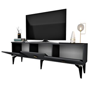 Mi̇das Tv Stand (alt Modül) Antrasi̇t-altin