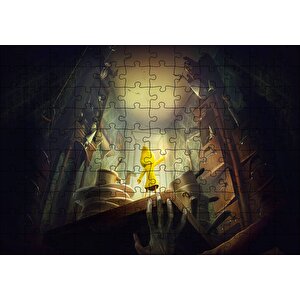 Küçük Kabuslar Oyun Serisi Görseli Puzzle Yapboz Mdf Ahşap 120 Parça