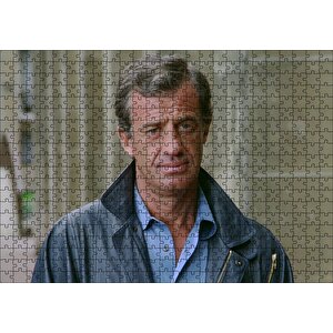 Jean Paul Belmondo Sokak Pozu Puzzle Yapboz Mdf Ahşap 500 Parça
