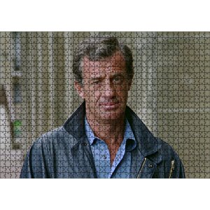 Jean Paul Belmondo Sokak Pozu Puzzle Yapboz Mdf Ahşap 1000 Parça