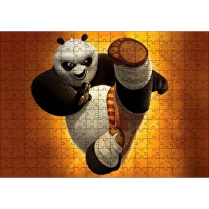 Kung Fu Panda 3 Kung Fu Sanatı Puzzle Yapboz Mdf Ahşap 255 Parça
