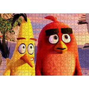 Angry Birds Filmi 2016 Görsel Puzzle Yapboz Mdf Ahşap 500 Parça