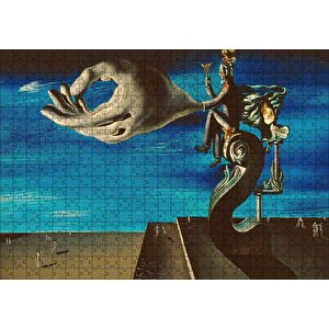 Dali Salvador Sürrealizm Görseli Puzzle Yapboz Mdf Ahşap 500 Parça