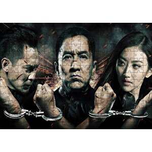Jackie Chan Polis Hikayesi Görseli Puzzle Yapboz Mdf Ahşap 255 Parça