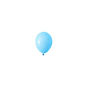 Yuvarlak Lateks Balon Açık Mavi 5"inc 12 Cm 10'lu
