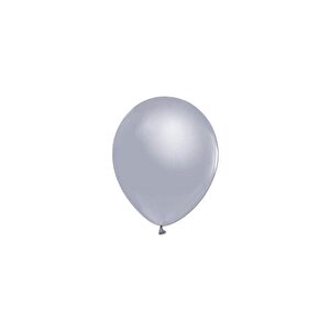 Gümüş Metalik Balon 100'lü 12"
