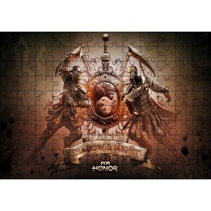 For Honor Season 2 Shadow Ve Might Görseli Puzzle Yapboz Mdf Ahşap 120 Parça