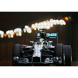Lewis Hamilton Formül 1 2019 Görseli Puzzle Yapboz Mdf Ahşap 500 Parça