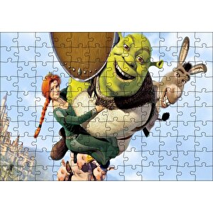 Shrek, Shrek 2, H Puzzle Yapboz Mdf Ahşap 120 Parça