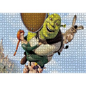 Shrek, Shrek 2, H Puzzle Yapboz Mdf Ahşap 1000 Parça