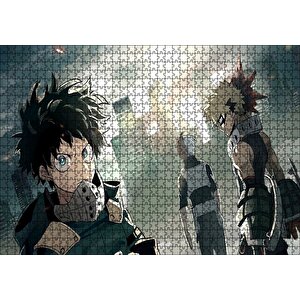 Boku No Hero Academia Todoroki Shōto Görseli Puzzle Yapboz Mdf Ahşap 1000 Parça