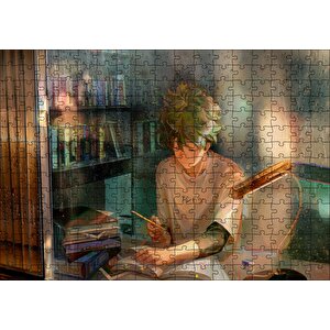 Anime My Hero Academia Boku No Hero Academia Görseli Puzzle Yapboz Mdf Ahşap 255 Parça