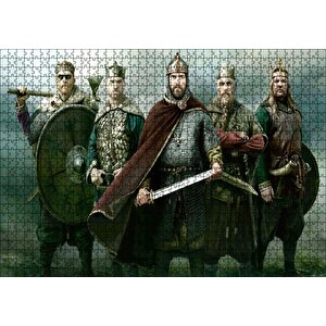 Britanyanın Toplam Savaş Destanı Görseli Puzzle Yapboz Mdf Ahşap 1000 Parça