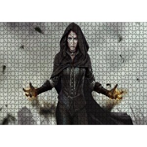 The Witcher 3 Vahşi Av Puzzle Yapboz Mdf Ahşap 1000 Parça