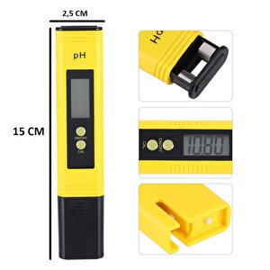 Dijital Ph Metre  0.01 Hassasiyetinde Su Sıvı Akvaryum Ph Ölçer Alkali Ölçüm
